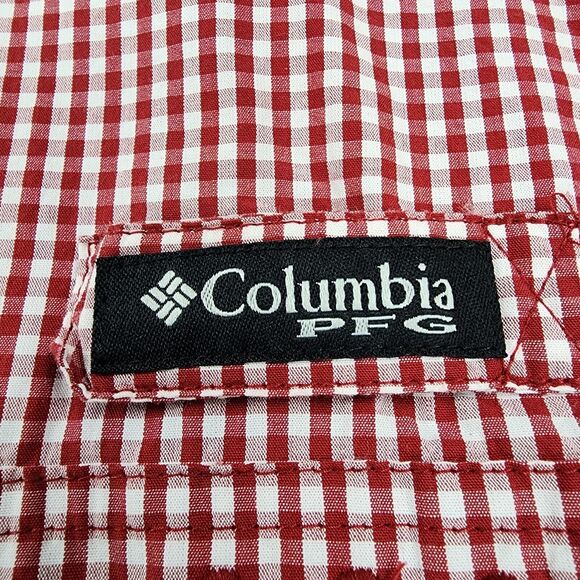 South Carolina Gamecocks Shirt Men XXL Gingham Check Columbia PFG Super Bonehead - Picture 12 of 16